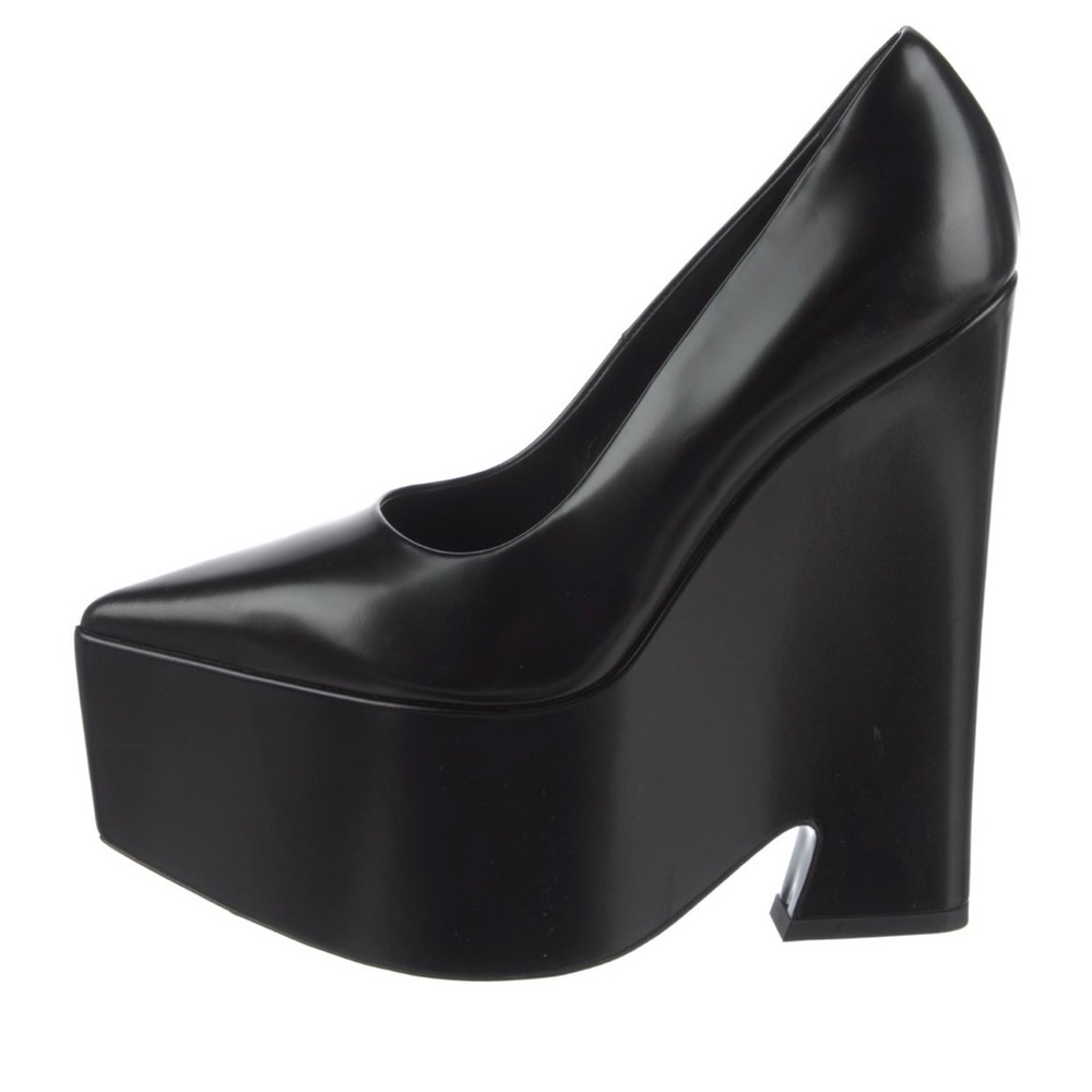 Versace Black Platform Pumps - image 3